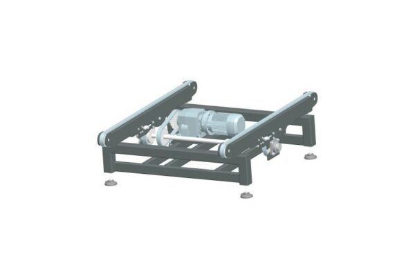 Double-chain pallet conveyor