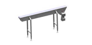Convoyeur droit à bande modulaire à bande à sabre BENNE SA