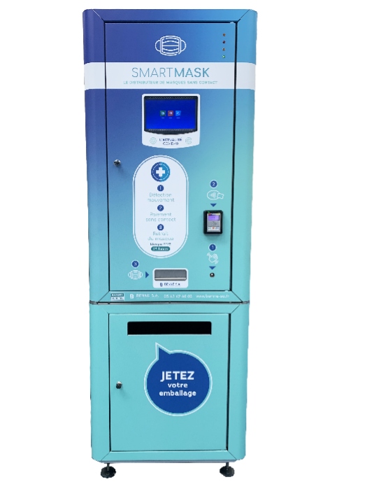 First contactless mask dispenser