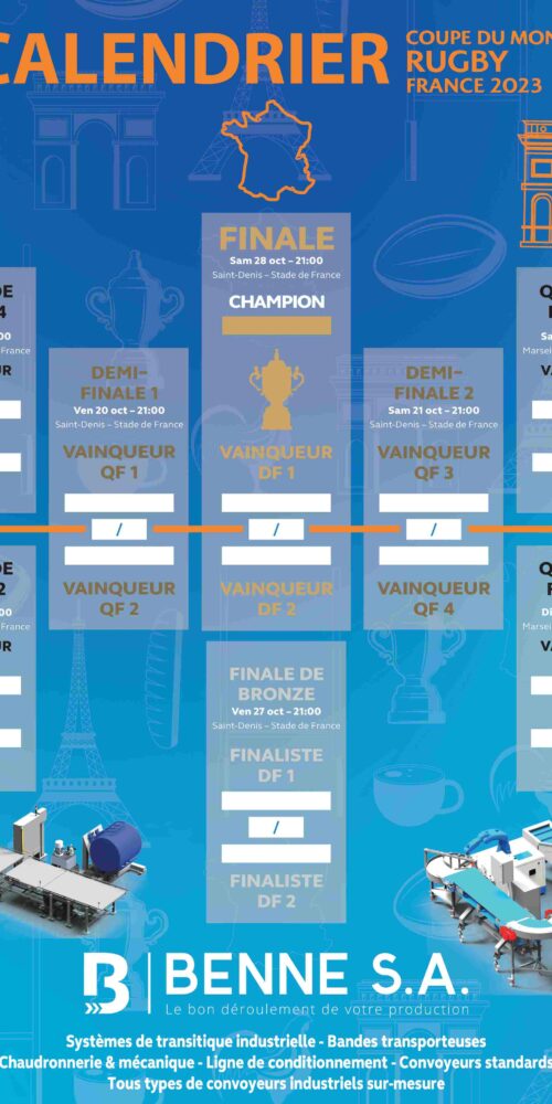 Calendrier coupe du monde de rugby