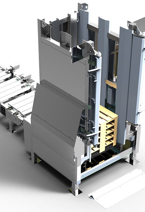 Dépileur de palettes en inox