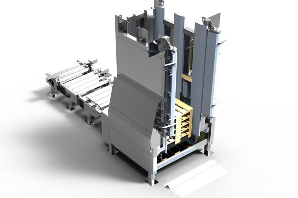 Dépileur de palettes en inox