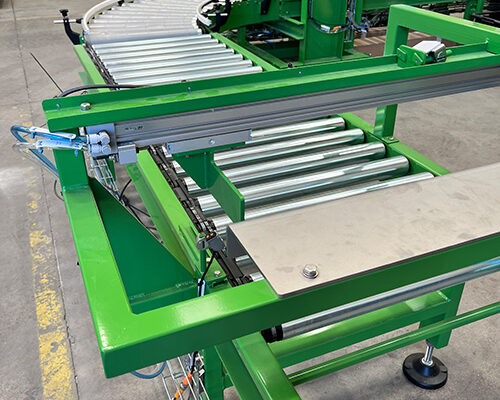 Ligne de convoyage pour dépiler des bacs (3)