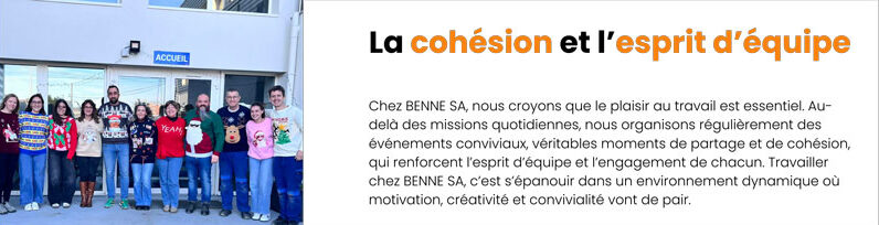 Valeur cohésion et esprit d'équipe