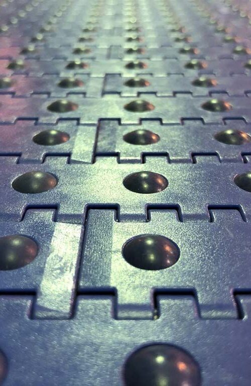 convoyeur à tapis à billes activées